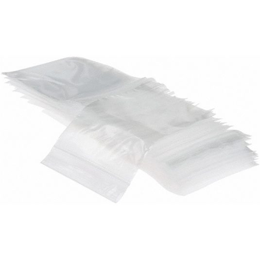 Msc Industrial Supply Pack of (1000); 3 x 4"" 2 mil Self-Seal Reclosable Bags