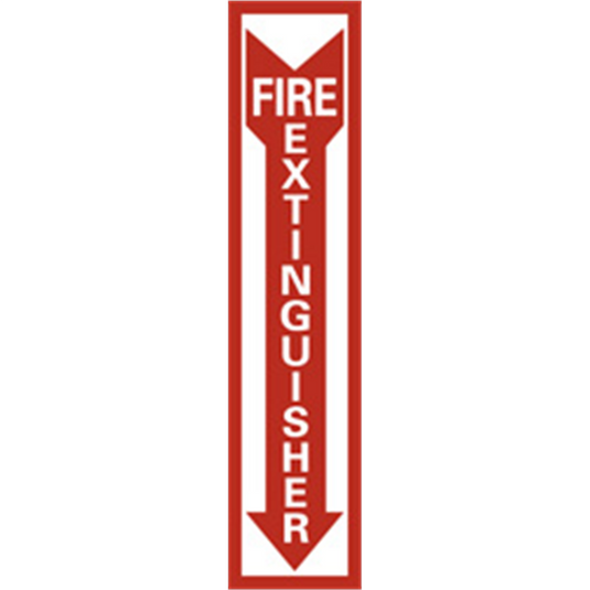 Msc Industrial Supply Fire Extinguisher; Plastic Fire Sign