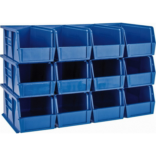 Msc Industrial Supply 5-1/2"" Wide x 10-7/8"" Deep x 5"" High Hopper Stacking Bin