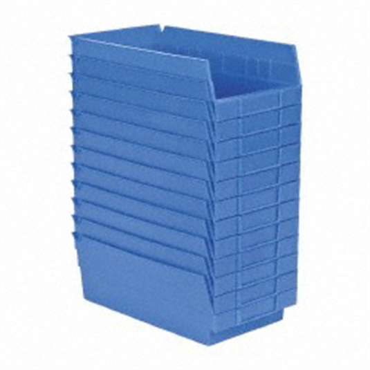 Msc Industrial Supply 6-5/8"" Wide x 11-5/8"" Deep x 4"" High Hopper Shelf Bin