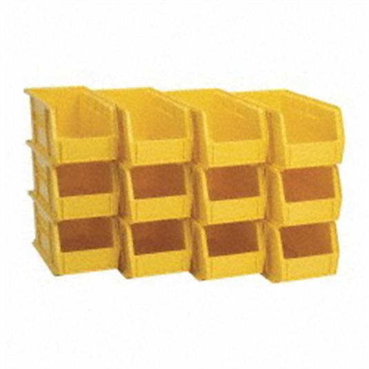 Msc Industrial Supply 5-1/2"" Wide x 10-7/8"" Deep x 5"" High Hopper Stacking Bin
