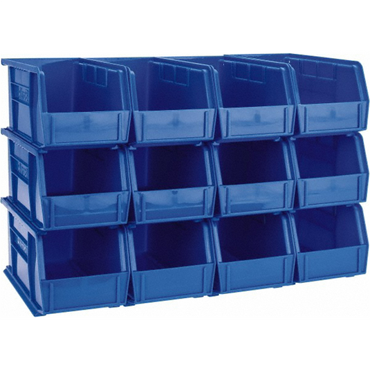 Msc Industrial Supply 5-1/2"" Wide x 10-7/8"" Deep x 5"" High Hopper Stacking Bin