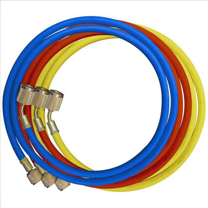 Mastercool 96? Set; Red/Blue/Yellow; 1/4? x 1/4?