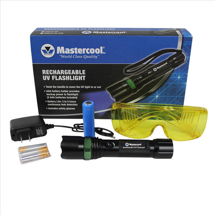 Mastercool Recharge True UV flashlight