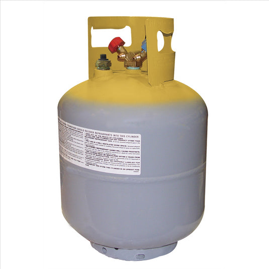 Mastercool 50lb DOT tank with float switch and 1/2