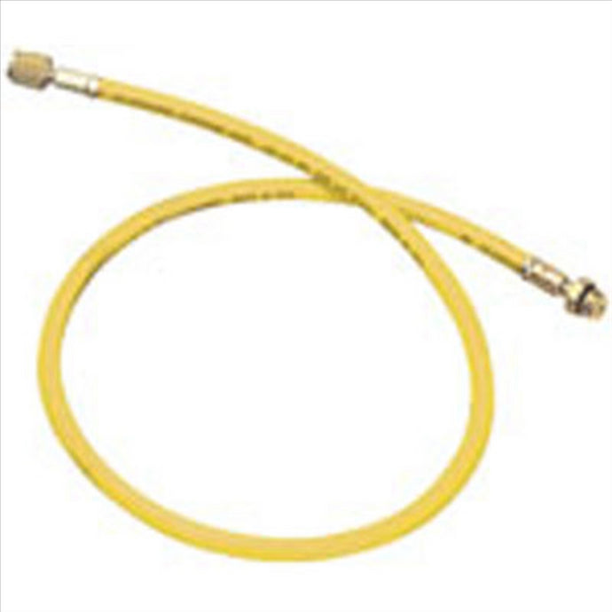 Mastercool 96 in. Yellow R134a hose w/ shu