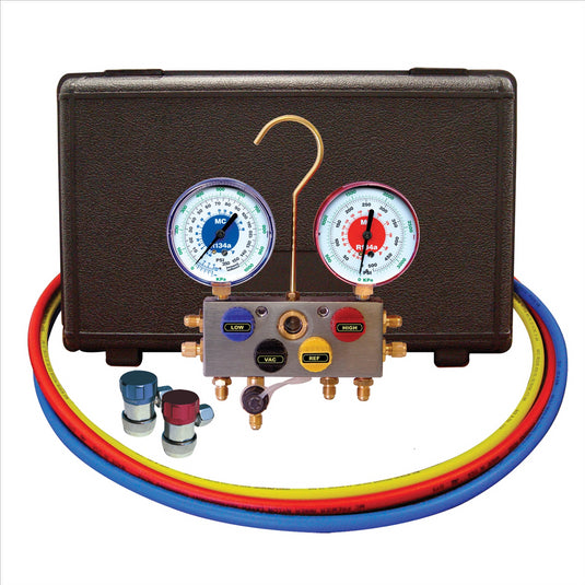 Mastercool R134A 4WAY MANIFOLD SET