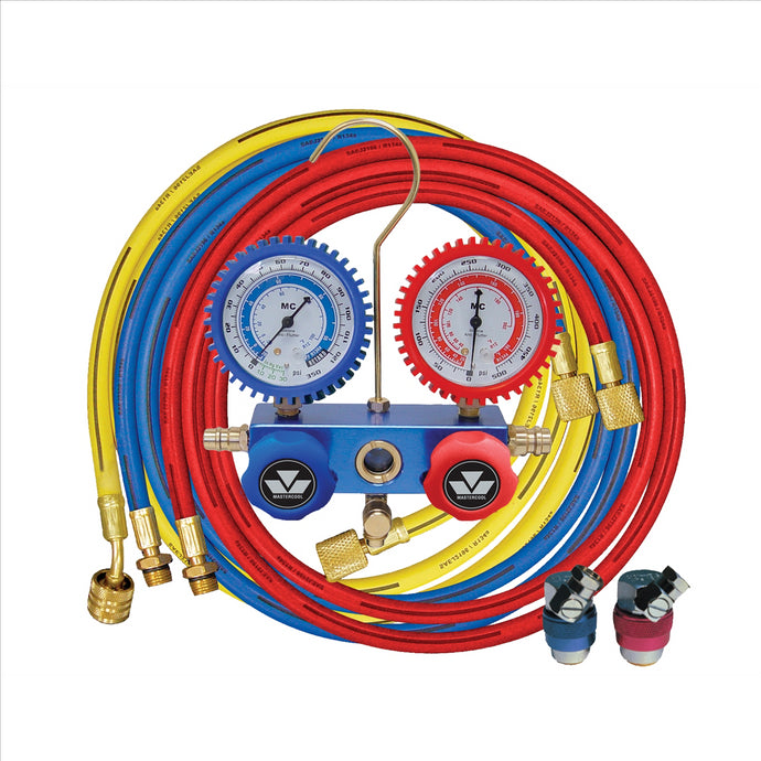 Mastercool GAUG SET A/C 134a ALUM 72
