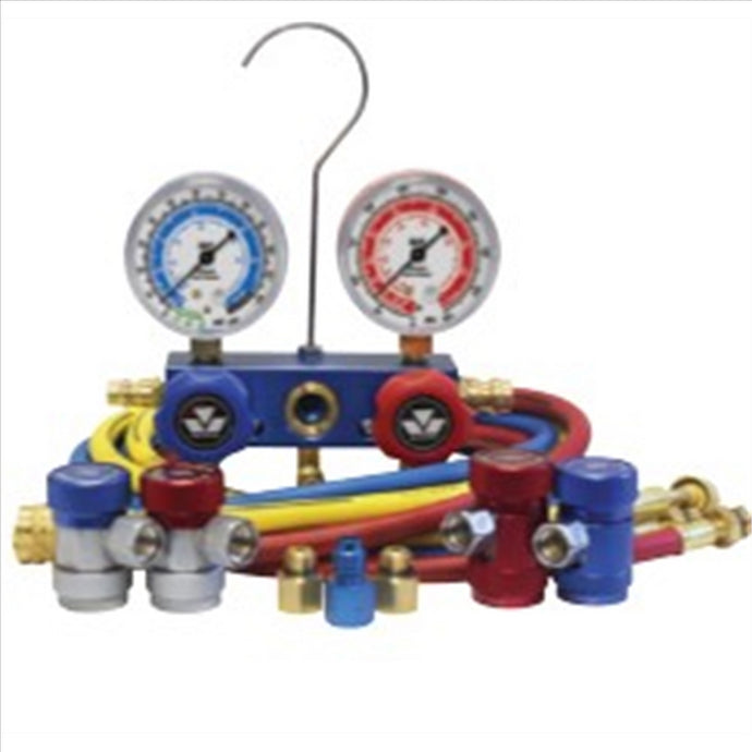Mastercool R1234yf/R134a Aluminum Manifold Gauge Set