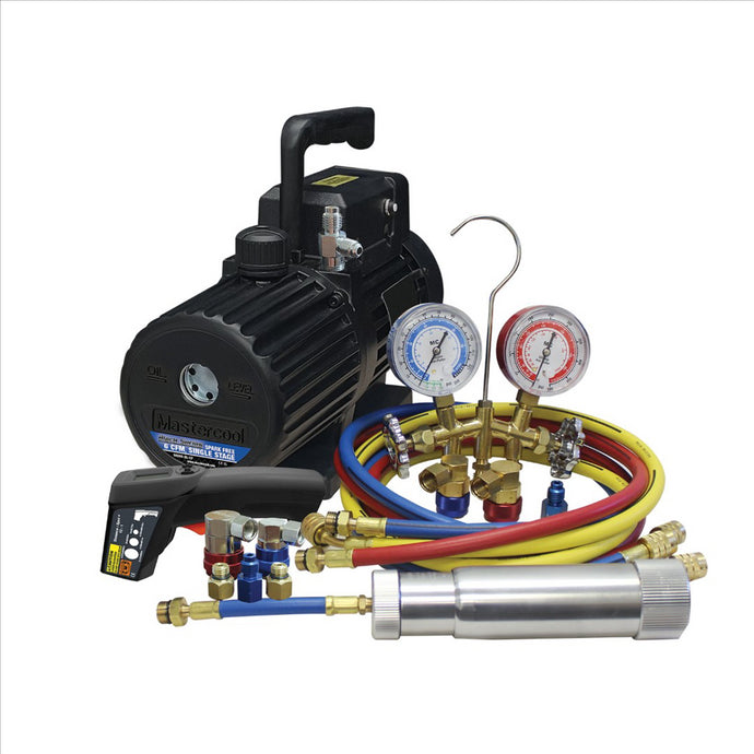 Mastercool 90066-SF KIT DUAL R134A/R1234YF EVACUATION AND CHARGING COMBO KIT