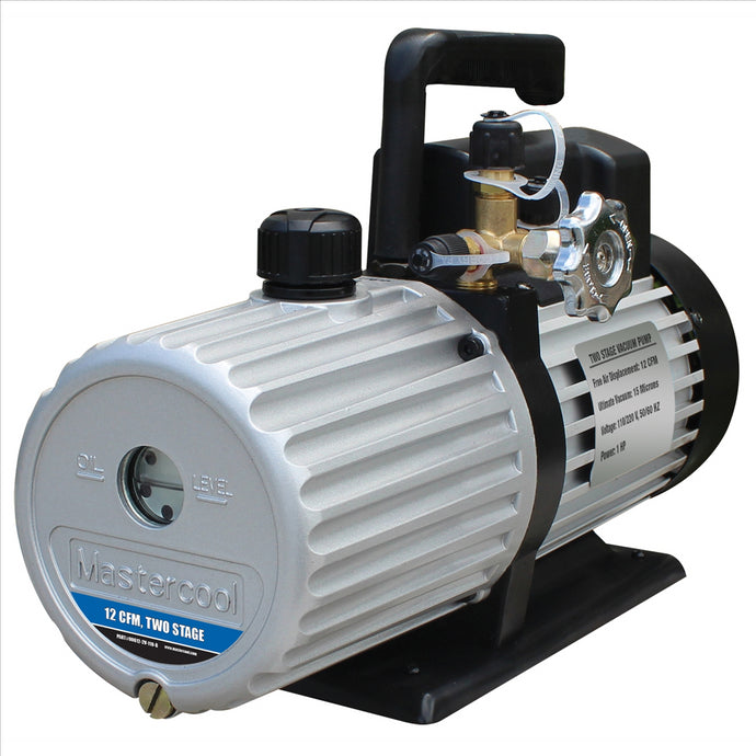 Mastercool 12 cfm 2 stage deep vacuum pump