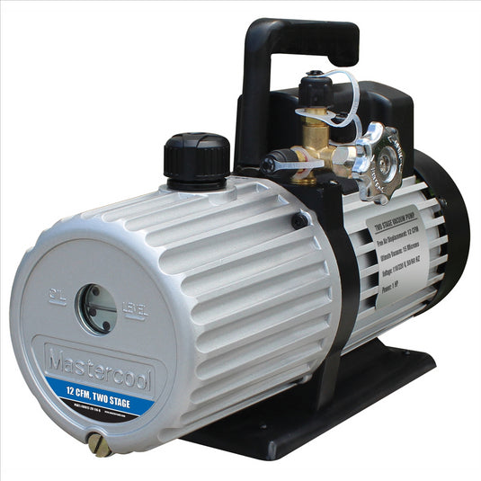 Mastercool 12 cfm 2 stage deep vacuum pump