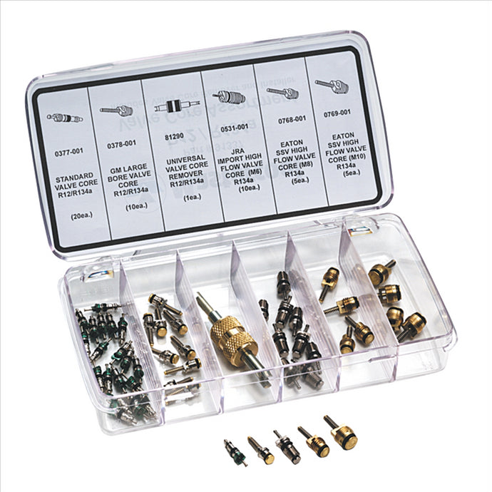Mastercool VALVE CORE ASSORTMENT R12/R134A
