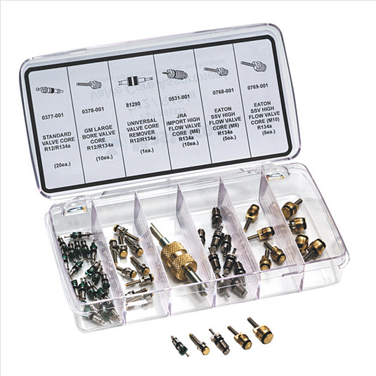 Mastercool VALVE CORE ASSORTMENT R12/R134A
