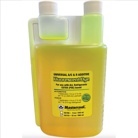 Mastercool Standard Universal Dye - 8 ounce bottle