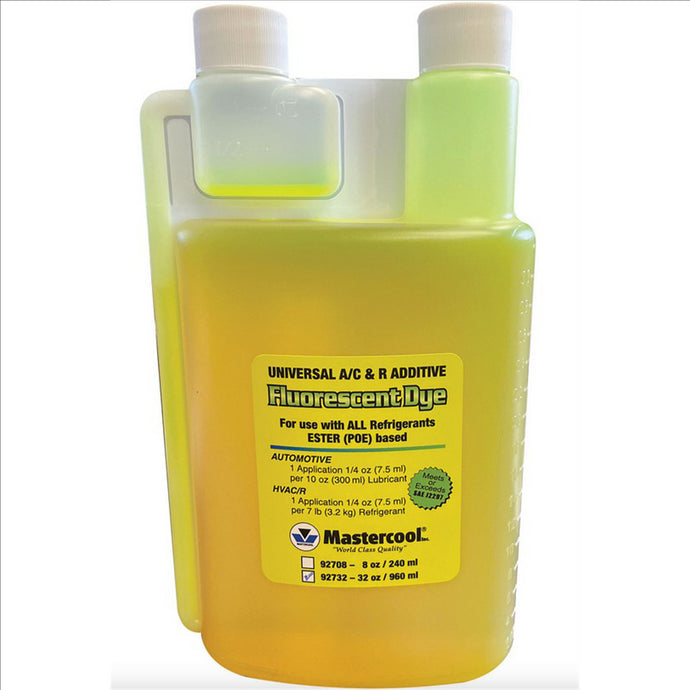 Mastercool Standard Universal Dye - 32 ounce Bottle