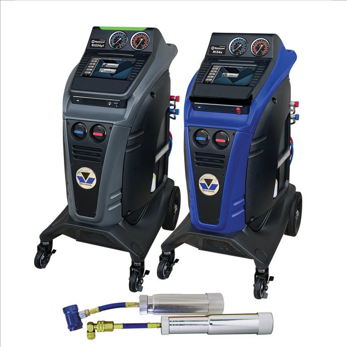 Mastercool COMBO KIT INCLUDES COMMANDER1100 & COMMANDER4100 W/ (2) FREE UNIVERSAL DYE INJECTORS (53123 & 53123-YF)