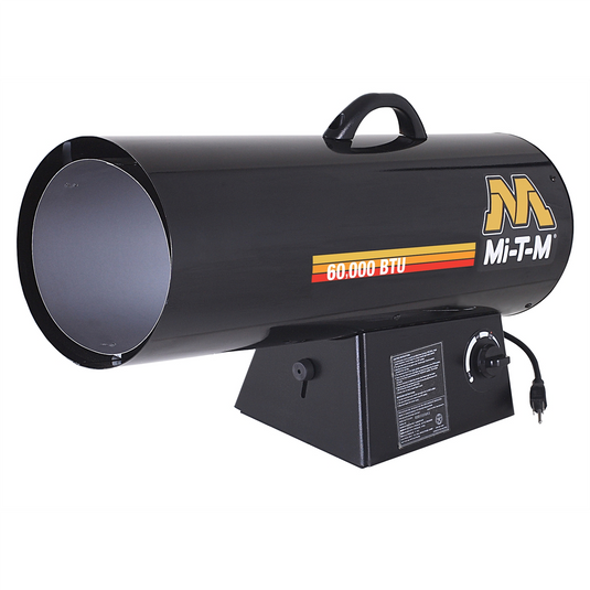 Mi-T-M Portable Heaters Propane Forced Air 60;0000 BTU