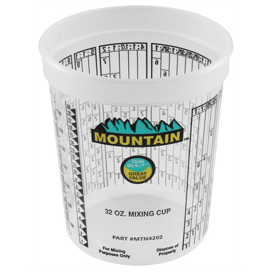 Mountain DISPOSABLE QUART MIXING CUP (100/CS)