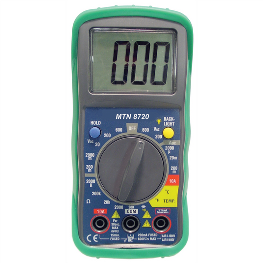 Mountain DIGITAL MULTIMETER W/BUILT-IN TEMPERATURE