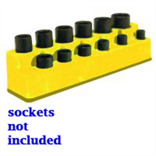 Mechanic's Time Savers SOC HOL 3/8 IMP YELLOW NEON MAG BASE