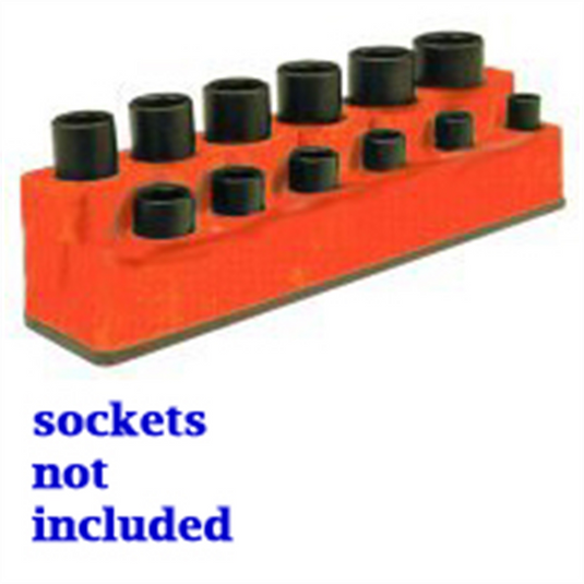 Mechanic's Time Savers SOC HOL 3/8 IMP ORANGE SOLAR MAGBASE