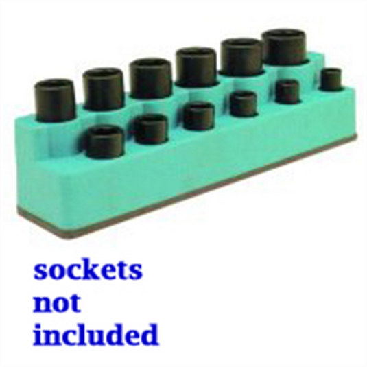 Mechanic's Time Savers SOC HOL 3/8 IMP GREEN NEON MAG BASE