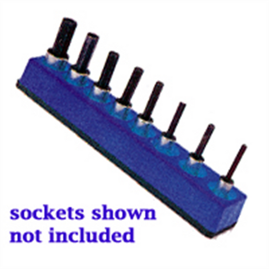 Mechanic's Time Savers SOC HOL 3/8U MAG BLUE NEON