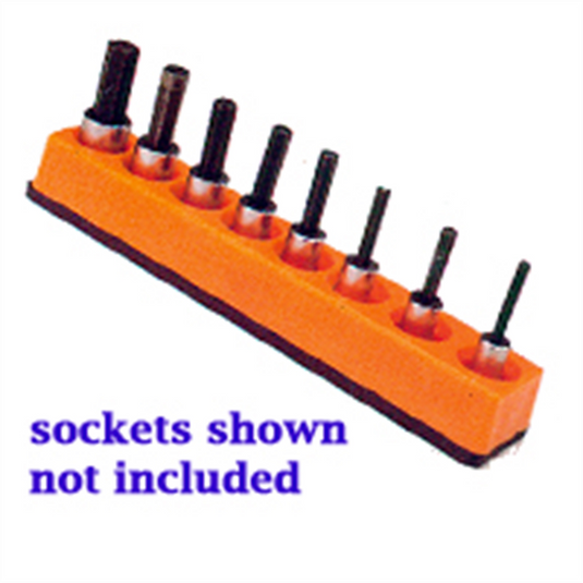 Mechanic's Time Savers SOC HOL 3/8U MAG ORANGE SOLAR