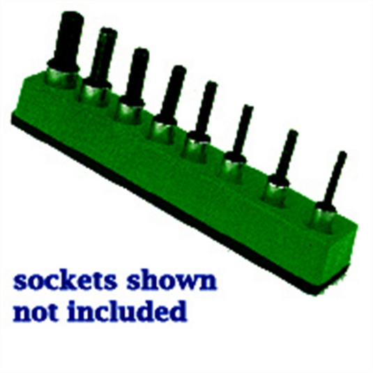 Mechanic's Time Savers SOC HOL 3/8U MAG DK GREEN