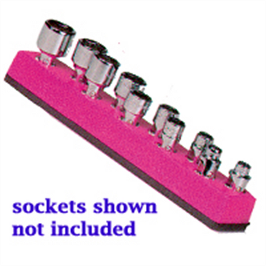 Mechanic's Time Savers SOC HOL 1/4U MAG PINK HOT
