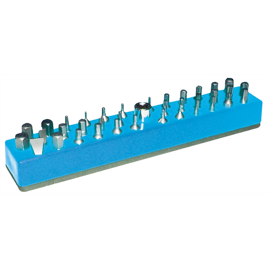 Mechanic's Time Savers BIT HOL 1/4 MAG BLUE NEON 37 HOLE