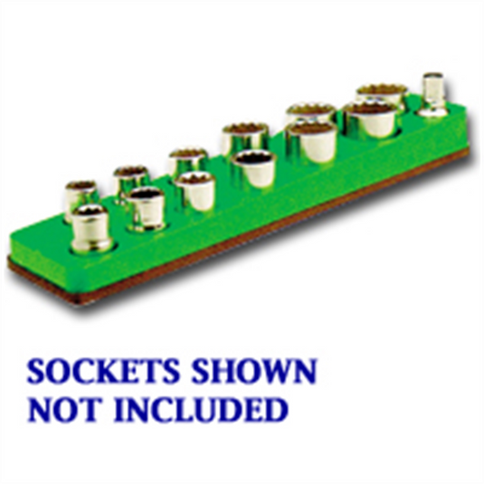 Mechanic's Time Savers SOC HOL 3/8 MAG GREEN NEON