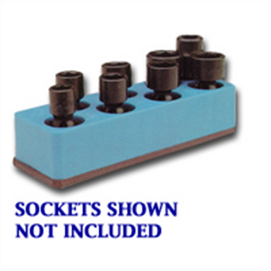 Mechanic's Time Savers SOC HOL 3/8U IMP BLUE NEON 8 HOLE