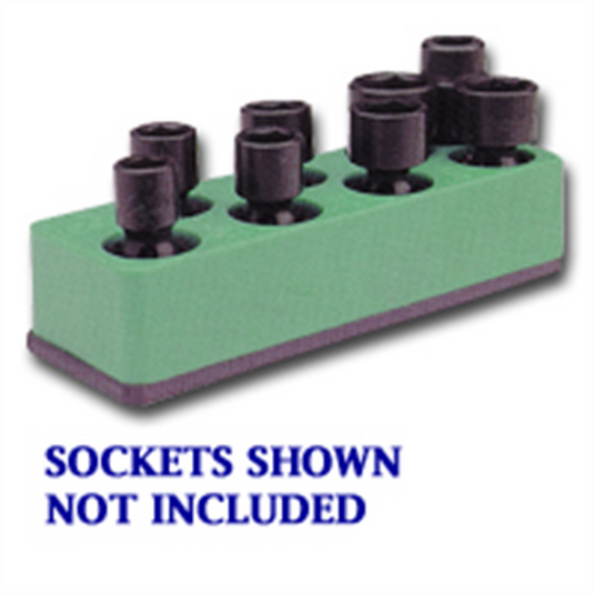 Mechanic's Time Savers SOC HOL 3/8U IMP DK GREEN 8 HOLE