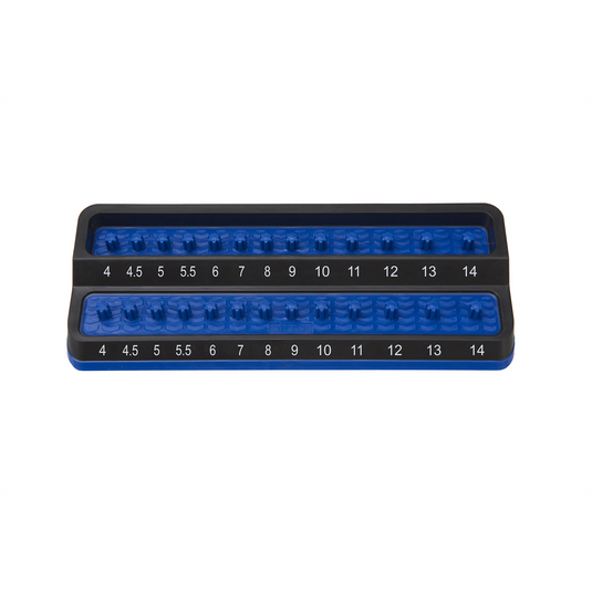 Mechanic's Time Savers 1/4 in. Metric Peg Socket Holder; Blue