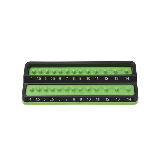 Mechanic's Time Savers 1/4 in. Metric Peg Socket Holder; Green
