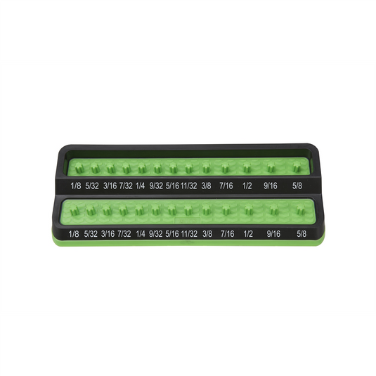 Mechanic's Time Savers 1/4"" SAE Peg Socket Holder - Green