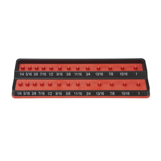 Mechanic's Time Savers 3/8"" SAE Peg Socket Holder - Red