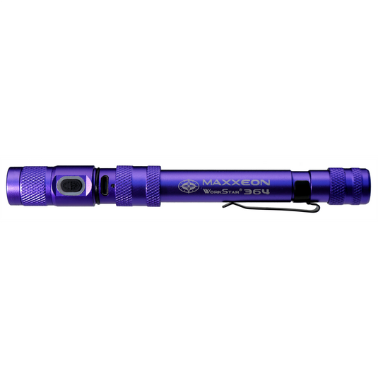 Maxxeon WorkStar&reg; 364 Rechargeable Zoom UV Leak Detection Light