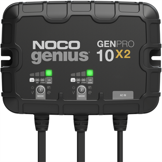 NOCO Company GENPRO10X2 12V 2-Bank; 20-Amp On-Board Battery Charger