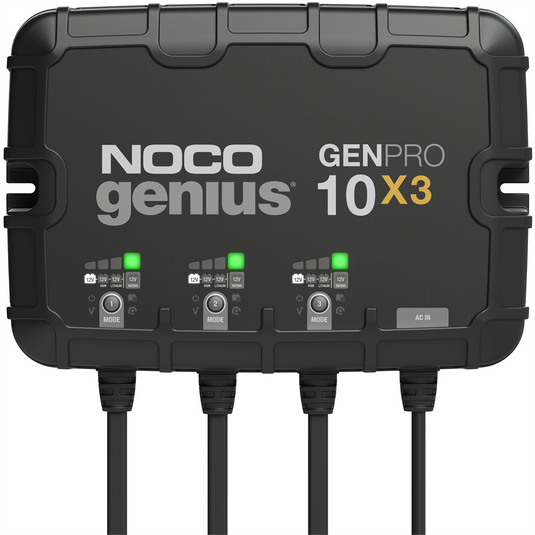 NOCO Company GENPRO10X3 12V 3-Bank; 30-Amp On-Board Battery Charger
