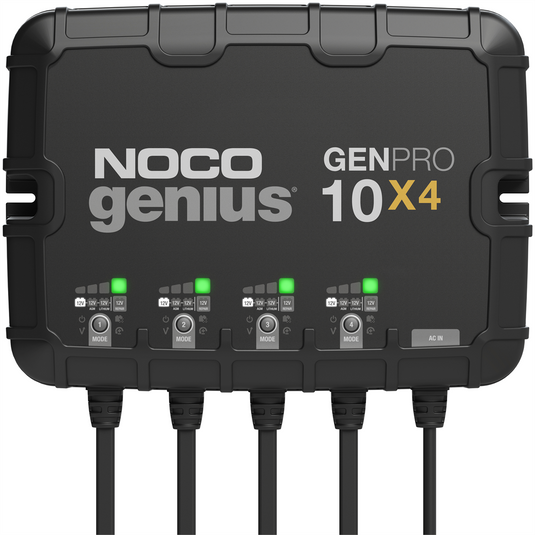 NOCO Company GENPRO10X4 12V 4-Bank; 40-Amp On-Board Battery Charger