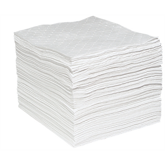 New Pig 100-Pack White Sonic Bonded Mat Pad; Mediu