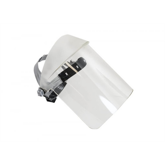 Oberon Face Shield with Ratcheting Headgear - UV Polycarbonate - Window: Clear