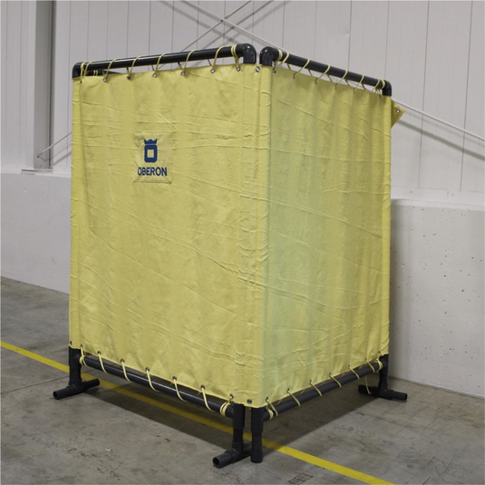 Oberon Curtain Cube - Arc Flash - ARC&trade; Series 40 KA (BTP 517) - Size: 4.5? x 6.5?