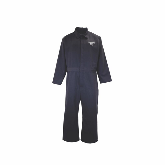 Oberon Coveralls - Arc Flash & Flame Resistant Basic - 30 Cal BSA&trade; - Color: Blue - Size: 5XL