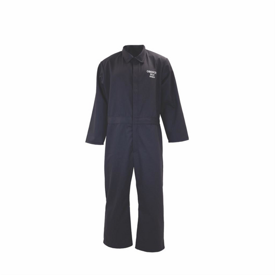 Oberon Coveralls - Arc Flash & Flame Resistant Basic - 8 Cal BSA&trade; - Color: Navy Blue - Size: 4XL