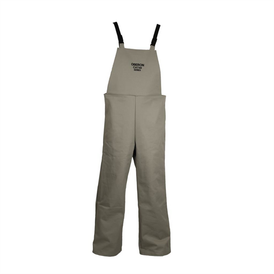 Oberon Bib Overalls - Arc Flash - 40 Cal CAT&trade; - Color: Khaki - Size: Medium
