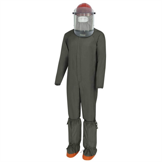 Oberon Suit Kit - Arc Flash - 8 Cal - Clean Room - Comes with (Coverall Size: XL; Bootie Size: Large; Face Shield; Balaclava)